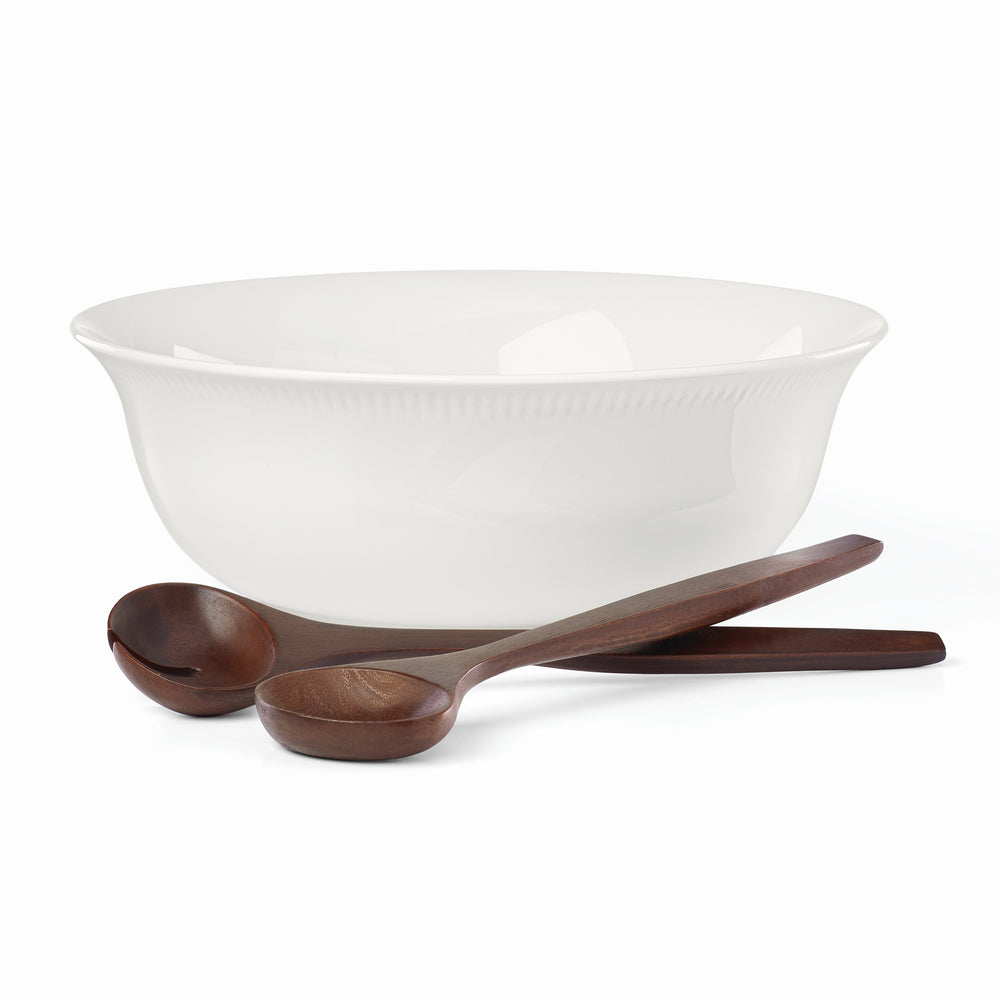Lenox Profile Salad Bowl & Server Set White, WHITE PORCELAIN 892559