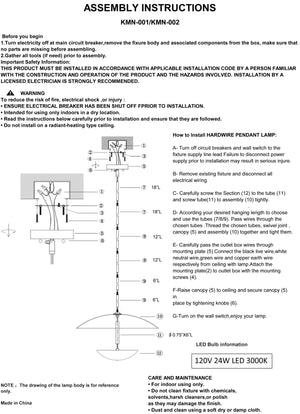 Surya Karmoni Pendant Lighting - 20"L X 20"W X 81"H Elegant Glass Fixture For Stunning Home Ambiance Fixture, Metallic ,Brass,Shade, White,Cord, Black Glass,Glass,Glass Kmn-001