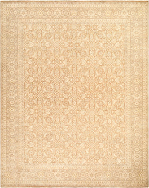 Surya Kerman 2' X 3' Handmade Wool Rug - Elegant, Artisanal Design With Fringes For Timeless Home Decor Goldenrod Wool Kmn2301-23