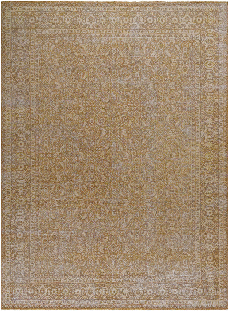 Kerman KMN-2301 9' x 12' Handmade Rug KMN2301-912  Prairie Dust, Tan Surya