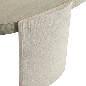 Bernhardt Bernhardt Arcadia Freeform Cocktail Table With White Oak Top & Raffia-Wrapped Legs, Rustic Modern Finish 334023