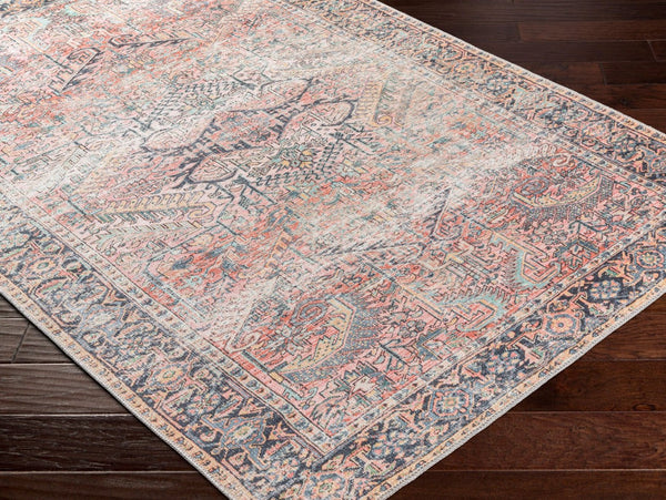 Livabliss Kemer Traditional Polyester Area Rug Turkey Woven Low Pile Living Dining Room KMR2303-7696
