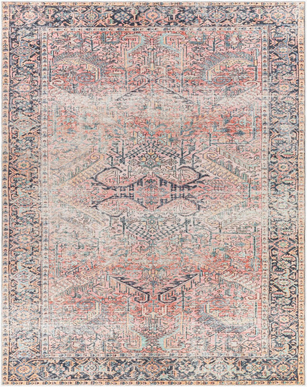 Livabliss Kemer Traditional Polyester Area Rug Turkey Woven Low Pile Living Dining Room KMR2303-7696
