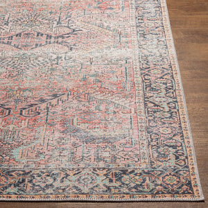 Livabliss Kemer Traditional Polyester Area Rug Turkey Woven Low Pile Living Dining Room KMR2303-7696