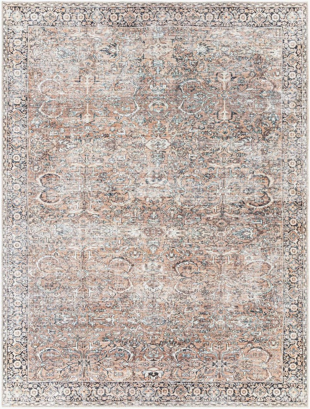 Livabliss Kemer Flatweave Polyester Area Rug Traditional Pattern for Living Room or Bedroom KMR2308-679
