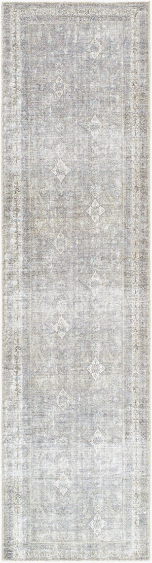 Livabliss Kemer Flatweave Polyester Runner Rug Turkish Woven for Hallways and Entryways Sage, Beige 2'7" x 10' KMR2311-2710