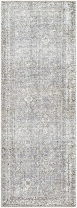 Livabliss Kemer Flatweave Polyester Runner Rug Turkish Woven for Hallways and Entryways Sage, Beige 2'7" x 7'3" KMR2311-2773