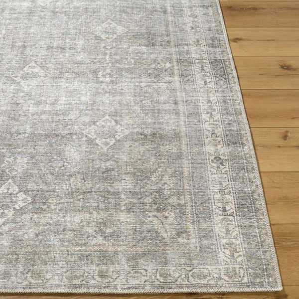 Livabliss Kemer Flatweave Polyester Runner Rug Turkish Woven for Hallways and Entryways Sage, Beige 8'10" x 12' KMR2311-81012