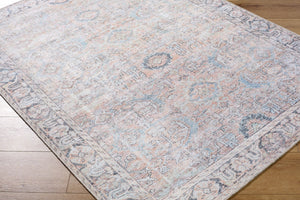 Livabliss Kemer Turkish Flatweave Polyester Runner Rug for Hallways and High Traffic Entryways Tan, Charcoal 6'7" x 9' KMR2312-679