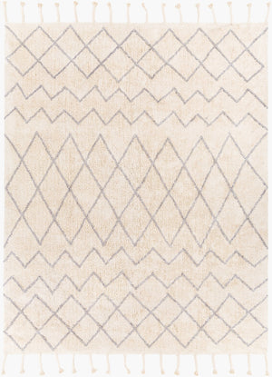 Surya Khemisset 2'6" X 4' Hand Loomed Cotton Rug - Global Inspired Design For Elegant Home Décor Charm! Gray Cotton Kms2300-264