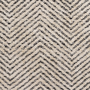 Surya Khemisset 2'6" X 4' Hand Loomed Cotton Rug - Global Inspired Design For Elegant Home Décor Charm! Charcoal Cotton Kms2302-576