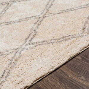 Surya Khemisset 2'6" X 4' Hand Loomed Cotton Rug - Global Inspired Design For Elegant Home Décor Charm! Gray Cotton Kms2304-264