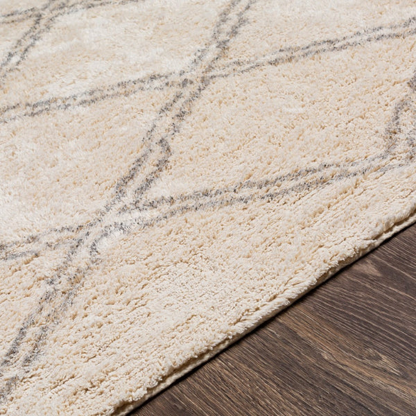 Surya Khemisset 2'6" X 4' Hand Loomed Cotton Rug - Global Inspired Design For Elegant Home Décor Charm! Gray Cotton Kms2304-264