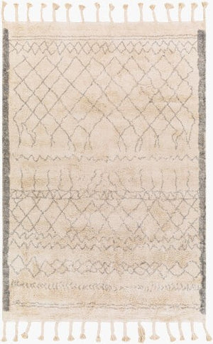 Surya Khemisset 2'6" X 4' Hand Loomed Cotton Rug - Global Inspired Design For Elegant Home Décor Charm! Gray Cotton Kms2306-264