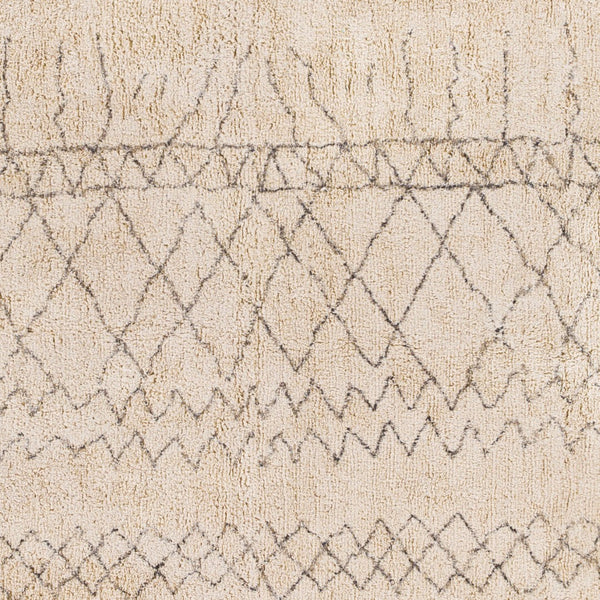 Surya Khemisset 2'6" X 4' Hand Loomed Cotton Rug - Global Inspired Design For Elegant Home Décor Charm! Gray Cotton Kms2306-264