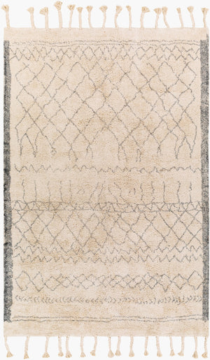 Surya Khemisset 2'6" X 4' Hand Loomed Cotton Rug - Global Inspired Design For Elegant Home Décor Charm! Gray Cotton Kms2307-576