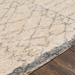 Surya Khemisset 2'6" X 4' Hand Loomed Cotton Rug - Global Inspired Design For Elegant Home Décor Charm! Gray Cotton Kms2307-576