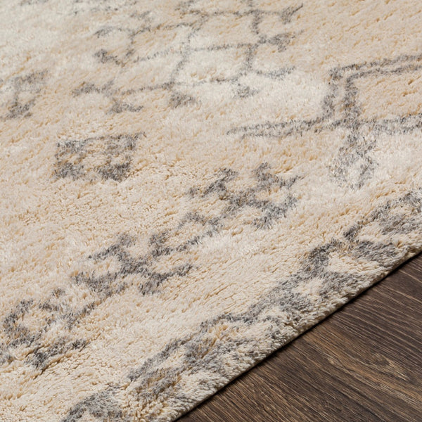 Surya Khemisset 2'6" X 4' Hand Loomed Cotton Rug - Global Inspired Design For Elegant Home Décor Charm! Gray Cotton Kms2308-264