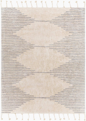 Surya Khemisset 2'6" X 4' Hand Loomed Cotton Rug - Global Inspired Design For Elegant Home Décor Charm! Gray Cotton Kms2311-810