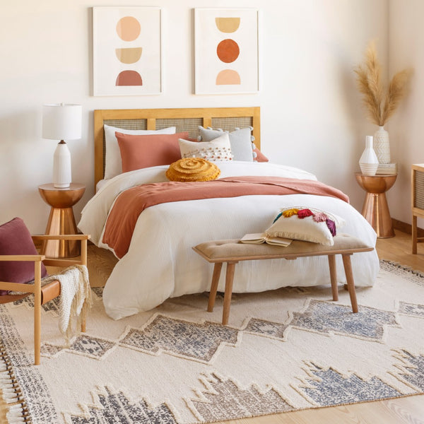 Surya Khemisset 2'6" X 4' Hand Loomed Cotton Rug - Global Inspired Design For Elegant Home Décor Charm! Black Cotton,Jute Kms2313-264