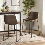 Christopher Knight Home® - Noble House - Cedric Vintage Brown Counter Stool