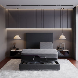 Legends Furniture Bridgevine Home 11 Inch Flex Head Queen Size 3-layer Memory Foam Adult Mattress Grey, Grey  Af-rmrn-110fq