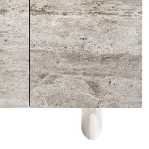 Bernhardt Bernhardt Sereno Walnut Entertainment Credenza With Faux-Stone Base, Soft-Close Doors & Cable Management 329870