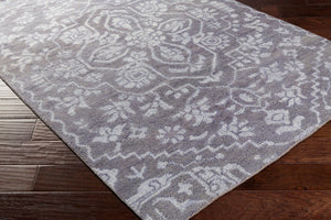 Surya Kinnara Kna-6000 2' X 3' Handcrafted Low Pile Rug - Elegant Indian Design For Timeless Home Style Denim Nz Wool,Viscose Kna6006-69