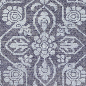 Surya Kinnara Kna-6000 2' X 3' Handcrafted Low Pile Rug - Elegant Indian Design For Timeless Home Style Denim Nz Wool,Viscose Kna6006-69