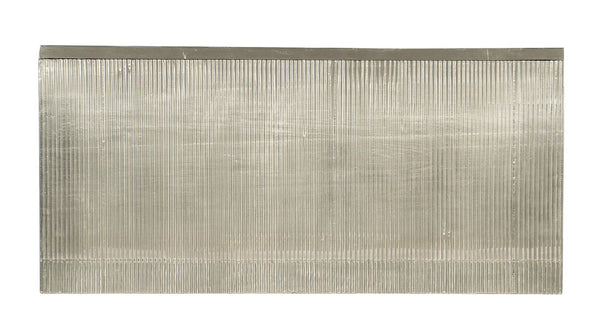 Hooker Furniture Melange Mathilda Three Drawer Chest In German Silver Foil — Solid Mango Wood, Interlocking Ovals Motif, Versatile Storage 628-85644-92