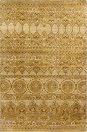 Surya Knightsbridge Handmade Rug 2' X 3' - Luxurious New Zealand Wool, Exquisite Hand-knotted Texture Tan Nz Wool Kni1000-23