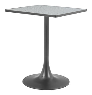 Zuo Modern Spot Bistro Table – Modern Elegance For Your Home Decor, Chic Mdf And Steel Design For Versatile Use Gray Mdf,Steel 110409-zuo-modern