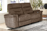 Parker House Parker Living Diesel Manual - Cobra Brown Reclining Loveseat Cobra Brown 100% Polyester (S) MDIE#822-CBR