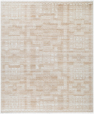 Surya Kunal 2' X 3' Hand-knotted Wool Rug – Cozy Country Cottage Style With Plush Feel And Playful Fringe Beige Wool Knl2300-23