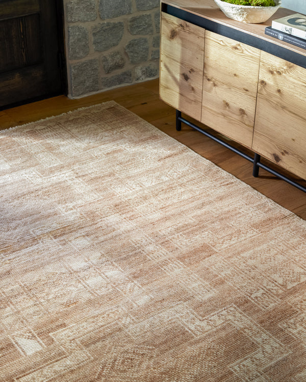 Kunal KNL-2300 9' x 12' Handmade Rug KNL2300-912  Pearl, Natural Surya