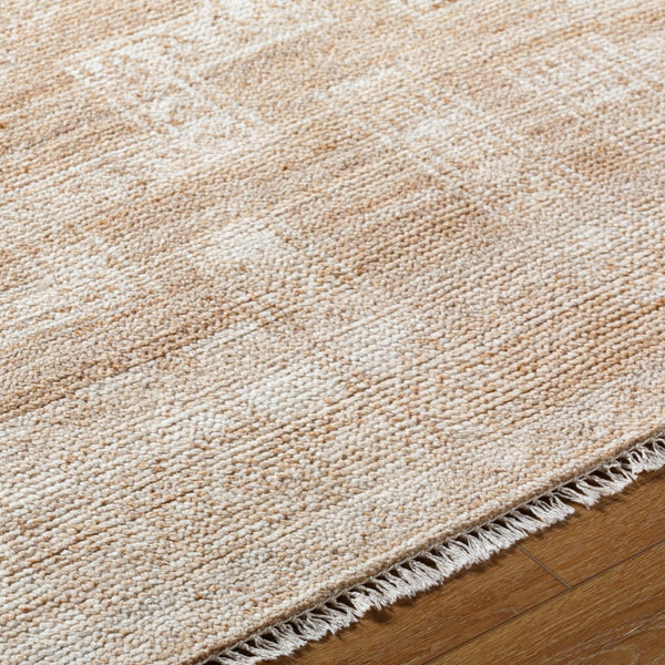 Surya Kunal 2' X 3' Hand-knotted Wool Rug – Cozy Country Cottage Style With Plush Feel And Playful Fringe Beige Wool Knl2300-23