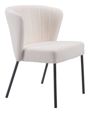 Aimee Dining Chair - Set of 2 Cream 109677 Zuo Modern