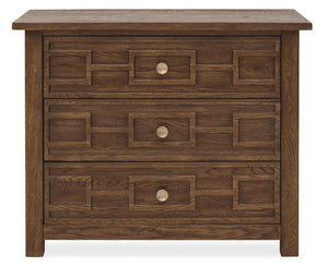 Hooker Furniture Driftwood Bachelor's Chest With Geometric Drawer Fronts, Cedar-Lined Bottom, Self-Closing Drawers Medium Wood 6820-90017-85