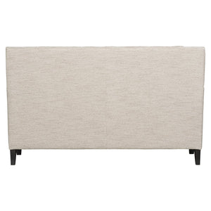 Bernhardt Bernhardt Addison Loveseat — Customizable Modern Loveseat With Welted Seams, Spring-Down Cushions, Tapered Legs - Made to Order B1485A