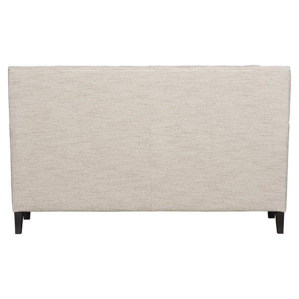 Bernhardt Bernhardt Addison Loveseat — Customizable Modern Loveseat With Welted Seams, Spring-Down Cushions, Tapered Legs - Made to Order B1485A