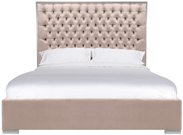 Safavieh Chester Tufted Velvet King Bed KNT7009B-2BX