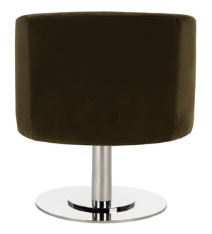 Safavieh Marie Velvet Swivel Tub Chair KNT7059C