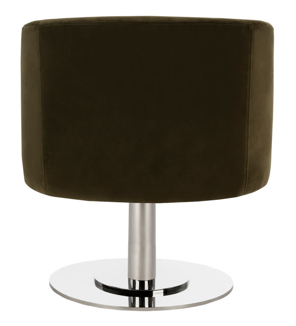 Safavieh Marie Velvet Swivel Tub Chair KNT7059C