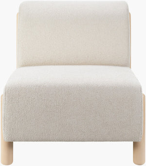 Surya Kenwood Accent Chair – Elegant 30"H X 34"W X 38"D Upholstered Comfort For Living Room & Bedroom Upholstery, White,Base, Brown Polyester,Rubber Wood,Polyurethane Foam,Polyurethane Foam,Polyester,Polyfill Knw-002