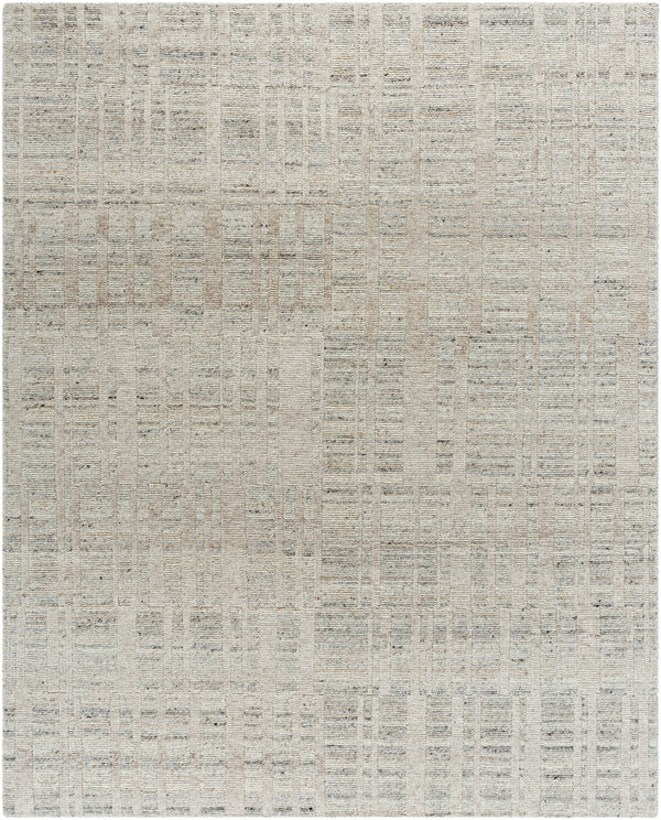 Knoxville KNX-2300 9' x 12' Handmade Rug KNX2300-912  Light Silver, Sterling Grey Surya