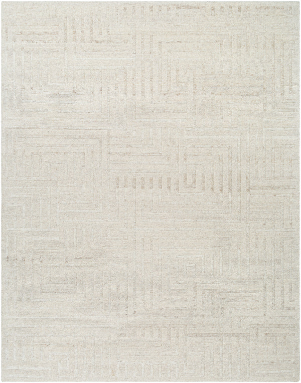 Knoxville KNX-2301 9' x 12' Handmade Rug KNX2301-912  Light Silver, Ash Surya