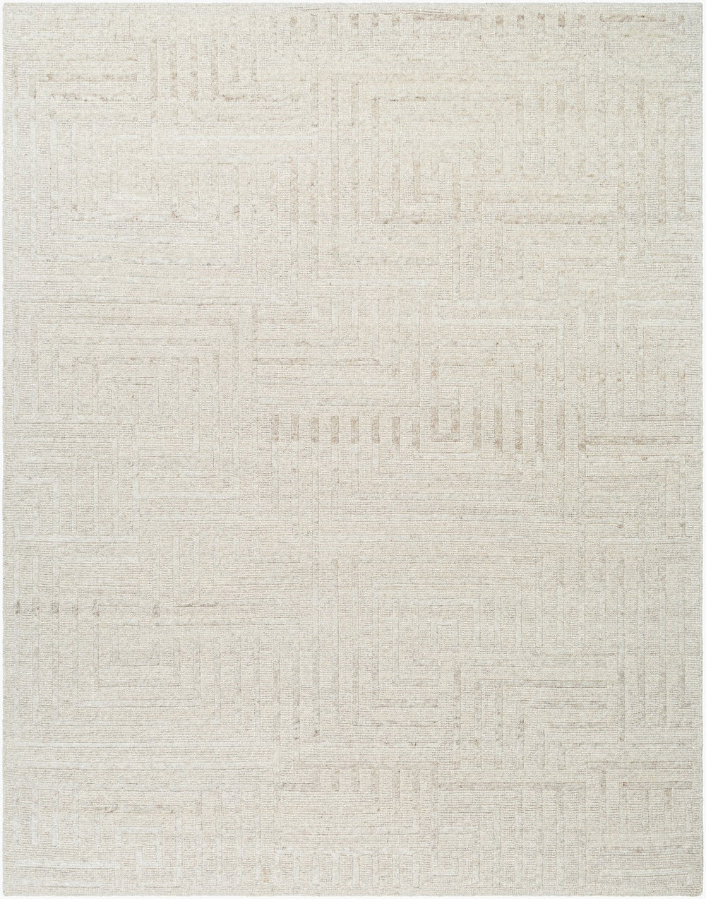 Surya Knoxville Hand-knotted 2' X 3' Wool Rug – Charming Cottage Style With Unique Texture For Cozy Elegance Ivory Wool Knx2301-23