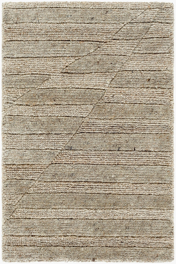Surya Knoxville Hand-knotted 2' X 3' Wool Rug – Charming Cottage Style With Unique Texture For Cozy Elegance Beige Wool Knx2302-23