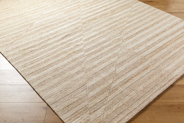 Surya Knoxville Hand-knotted 2' X 3' Wool Rug – Charming Cottage Style With Unique Texture For Cozy Elegance Beige Wool Knx2303-23