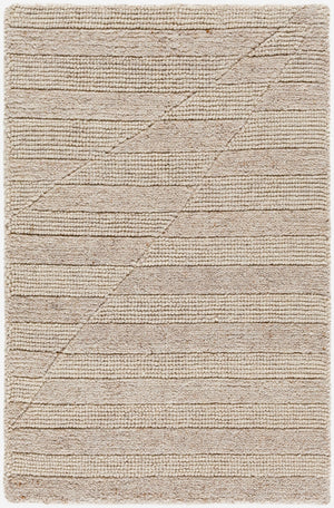 Surya Knoxville Hand-knotted 2' X 3' Wool Rug – Charming Cottage Style With Unique Texture For Cozy Elegance Beige Wool Knx2305-23